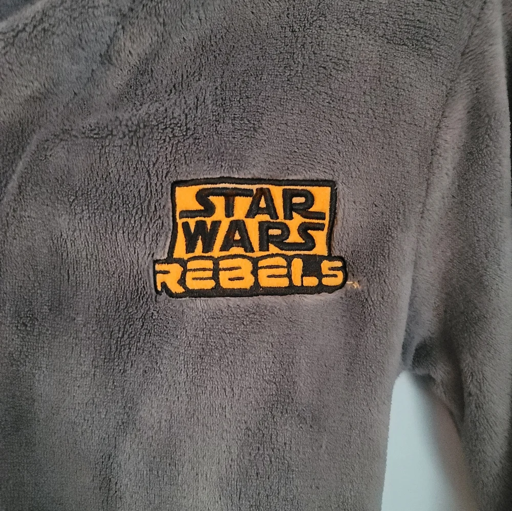 Disney Star Wars gray bathrobe  Rebels storm clone troopers Imperial Force